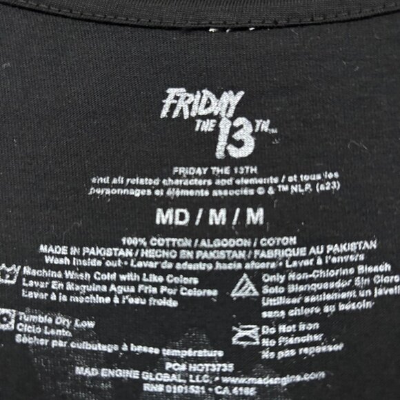 Friday the 13th Jason Voorhees Slasher Horror Movie Tee M - Picture 4 of 4